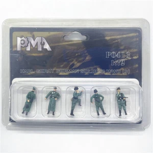 PMA 1:72 5 people in the winter uniform of the KARL GERAT GERMAN SOLDIER WWII B - Picture 1 of 4