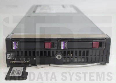 HP Proliant BL 507780-B21 BL460C G6 Blade 485347-001 Dual Xeon 146GB-HD 96GB-Ram - Image 1 of 4