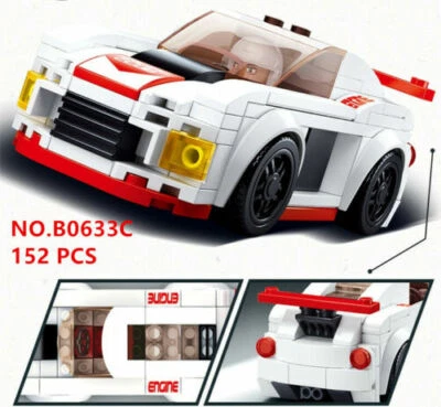 Sluban Race Car Building Bricks Compatible Sports Car Model B0633C 152pcs - Image 1 of 2