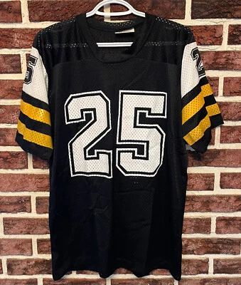 Camiseta De Colección Años 80 HAMILTON TIGER-CATS Oficial CFL Para Hombres L Atlética Tejida Ti-Cats Nueva de Lote Antiguo Foto 1 de 3
