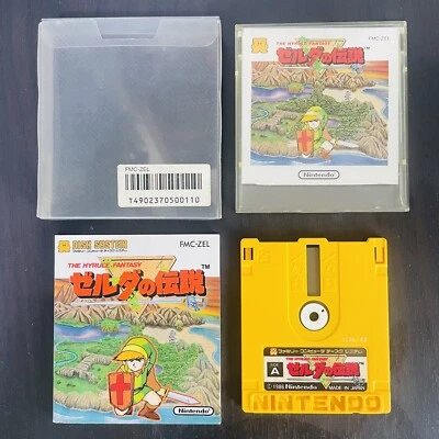 The Legend of Zelda With Sticker Nintendo Famicom Disk System 1986 FMC-ZEL Rare - Image 1 of 4