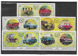 Lot de timbres du monde sur le thème des MOTO / VEHICULES / VOITURES / BUS - Picture 1 of 1