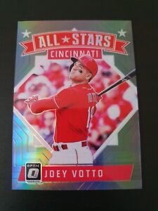 Joey Votto 2018 Panini Donruss Optic Baseball Card /25 Black MLB Cincinnati Reds
