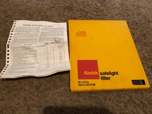 Kodak No. Filtro 8-Safelight 10x12” amarillo oscuro - Imagen 1 de 3