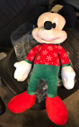 New Disney Mickey Mouse Christmas sweater Holiday Giant Large Plush Toy store 22