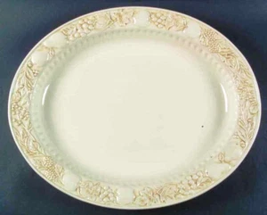 Plater StoneLite Juego de platos ovalados de dos piezas crema - Imagen 1 de 1
