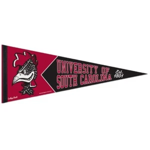 SOUTH CAROLINA GAMECOCKS PREMIUM PENNANT 12"X30" BANNER COLLEGE VAULT WINCRAFT - Picture 1 of 1