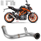 .Catalytic Converter Removed Decat Exhaust Midpipe Motorcycle Modification Fit