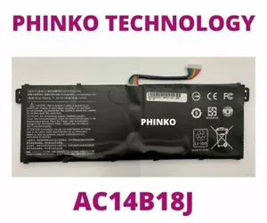 Acer Replacement Battery AC14B13J AC14B13K AC14B18J AC14B18K 3ICP5/57/80 11.4V - Picture 1 of 1