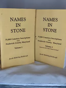 Names In Stone (Vol. 1 & 2), by Jacob Mehrling Holdcraft - 2002 - Paperback - Picture 1 of 10