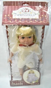 Springfield Collection 18" Doll Fibre Craft Amanda Blond Hair Blue Eye New  - Bild 1 von 7