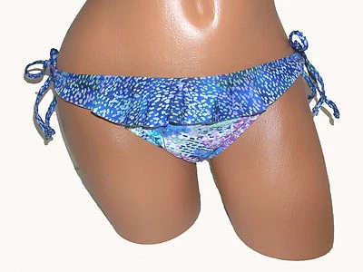 Rampage NEW Blue Women's Size L Large 12 14 Swimsuit Bikini Bottom $37 3505 - Image 1 of 2