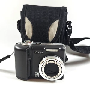Kodak EASYSHARE Z1485 IS 14.0MP Digital Camera Black Compact 5x Zoom + Case - Picture 1 of 14
