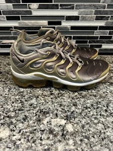 Nike Air Vapormax Plus Gris Caqui Marrón Amarillo Para Hombre Talla 8 924463-007 Leer** - Imagen 1 de 11