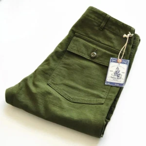OG107 Utility Fatigue Military PANTS Classic Cargo Olive Men's Baker Pants Satin - Picture 1 of 27