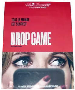 DROP Christopher Landon Meghann Fahy Brandon Sklenar SMALL french POSTER - Picture 1 of 1