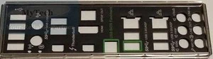 ASUS I/O IO SHIELD BLENDE BRACKET Z87-DELUXE/DUAL, Z87-DELUXE/QUAD - Afbeelding 1 van 1