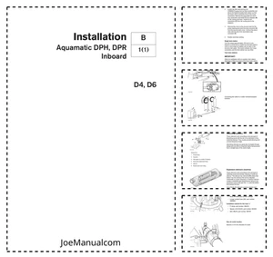 Volvo Penta D4-D6 Aquamatic DPH,DPR Inboard Installation Manual - Picture 1 of 1