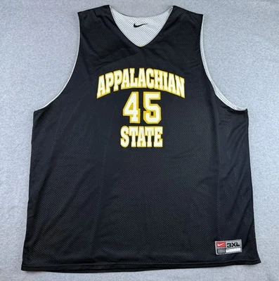 Camiseta deportiva de juego de baloncesto Appalachian State Mountaineers 45 Nike Reverseble 3XL Foto 1 de 4
