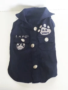 Disfraz de Halloween Uniforme Policía K-9 LAPD - Perro Pequeño - Imagen 1 de 5