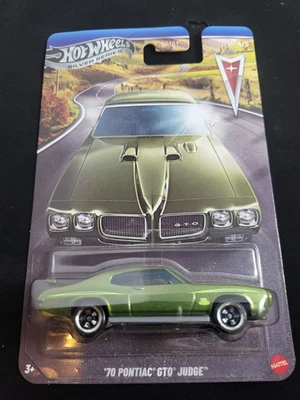 2025 Hot Wheels PONTIAC SERIES 4/5 '70 PONTIAC GTO JUDGE Green Near Mint - Image 1 of 2