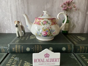 Vintage Royal Albert Lady Carlyle Teapot - Hampton Shape 1950-1970 - Picture 1 of 24