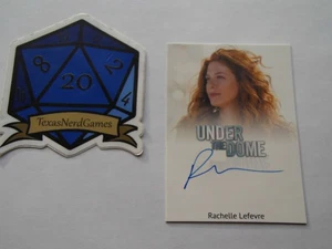 x1 Rachelle Lefevre Julia Shumway Autograph Auto Under the Dome Rittenhouse - Picture 1 of 3