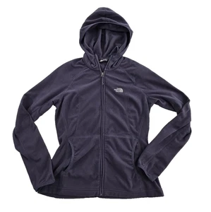 Sudadera con capucha polar con cremallera completa North Face manga larga para mujer M gris Gorpcore - Imagen 1 de 14