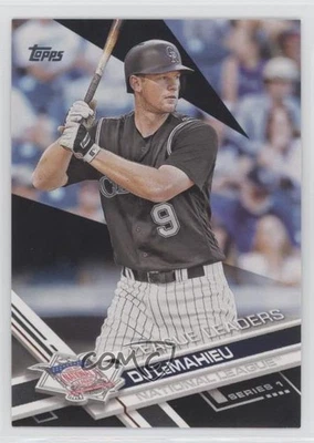 2017 Topps League Leaders Black /66 DJ LeMahieu #81 - Image 1 of 2