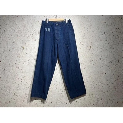 PANTALONES DE MEZCLILLA CON PLANTILLA DE LOS AÑOS 90 USADOS PARA HOMBRE DE YOHJI YAMAMOTO BUENOS Foto 1 de 4