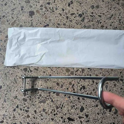 WAHOO-GARDEN Over Throw Wire Arm Top Gate Latch Chain Link Double Driveway Drive Chainlink A