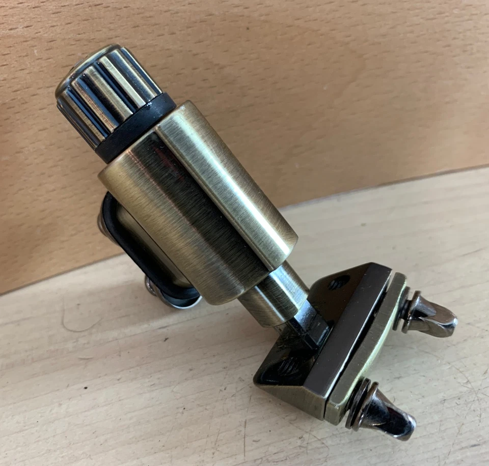 MAPEX Black Panther Snare Drum BUTT PLATE Tensioner Strainer Part Brushed Bronze - Image 1 of 4