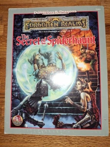 TSR: AD&D Forgotten Realms Module - THE SECRET OF SPIDERHAUNT - Picture 1 of 3