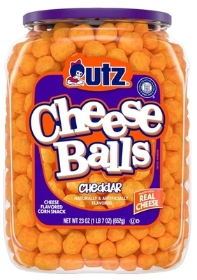 Сырные шарики Utz, бочка 23 унции - Изображение 1 из 4