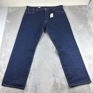 Levi's Premium 501 '93 Jeans Men's Size 42x32 Blue Straight Stretch Button Fly - Picture 1 of 11