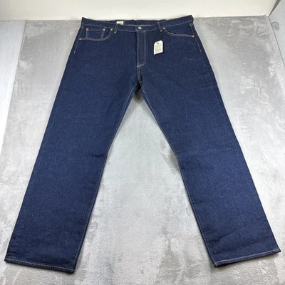 Levi's Premium 501 '93 Jeans Men's Size 42x32 Blue Straight Stretch Button Fly - Image 1 of 4