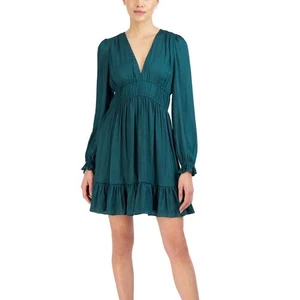 Nuevo con etiquetas Mini Vestido Corto BCBGMAXAZRIA Para Mujer con Volantes Talla 0 - Imagen 1 de 13