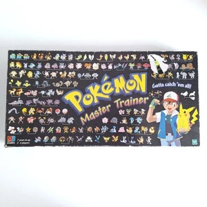 Pokemon Master Trainer Rare Board Game 1999 by MB Incomplete see description - Picture 1 of 11