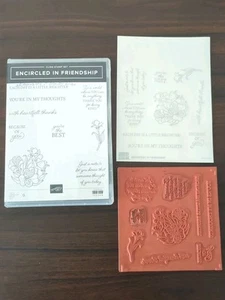 Stampin' Up! Encircled in Friendship Cling Stempelset leicht gebraucht - Bild 1 von 5