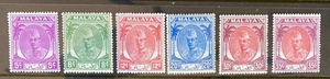 Malaya - Kelantan 1952-55 Sc 65-70, MNH - Picture 1 of 1