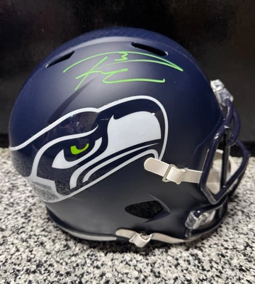RUSSELL WILSON signed SEATTLE SEAHAWKS SPEED Full Size Rep Helmet w/ COA BECKETT - Image 1 of 4