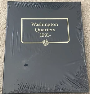 WHITMAN CLASSIC COIN ALBUM #9123 WASHINGTON QUARTERS 1991- BRAND NEW - Picture 1 of 4