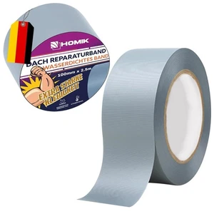 HOMIK Extrem Starkes Dach Reparaturband mit MicroSealant Klebstoff – 5cm x 2.5m - Bild 1 von 112