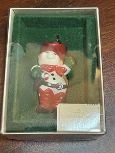 Hallmark Cowboy Schneemann Weihnachtsschmuck in Box - Bild 1 von 2