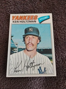 1977 Topps Ken Holtzman New York Yankees Baseballkarte #625 - Bild 1 von 10