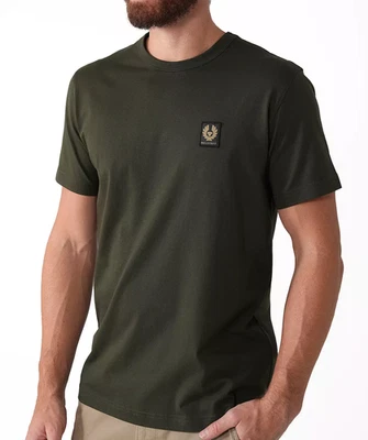 BELSTAFF T-Shirt Retro England 1924 Patch Cotton Tee Regular Cut Shirt Neu L — 第 1/4 张图片