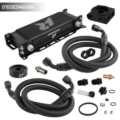 AN10 13 Row Oil Cooler Kit Thermostatic For Subaru BRZ Toyota GT86 FT86 FA20 BK - Image 1 of 4