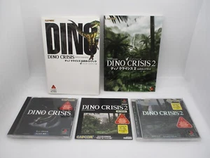PS1 DINO CRISIS 1, 2 & 2 Trial Disc w/ Guide Books Japan import PlayStation PS - Picture 1 of 15