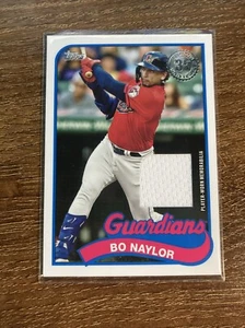 Reliquias de béisbol Topps serie 1 - 1989 Topps #89BR-BN Bo Naylor (MEM) - Imagen 1 de 2