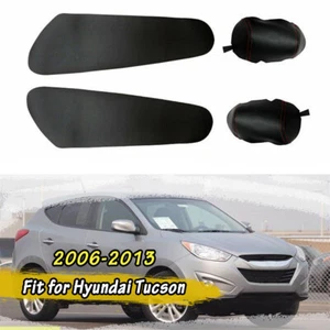 4x Kit  Interior Door Armrest Panels Leather Covers For Hyundai Tucson 2006-2013 - Bild 1 von 3